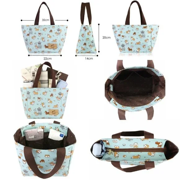 Waterproof Corgi Handbag Tote Purse - Picture 2 of 9